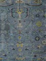Traditional Blue/Navy Wool Area Rug: Antiquity Willow Crest 1230201: Denim (Hand-Knotted Area Rug)