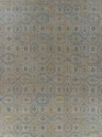 Traditional Beige/Tan Wool Area Rug: Antiquity Willow Crest 1233201: Beige/Denim (Hand-Knotted Area Rug)