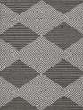 Modern/Bohemian/Indoor-Outdoor Grey/Silver Area Rug: Madison Terrarium 13202576: Grey/Ivory (Power-Loomed Area Rug)