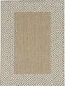 Modern/Indoor-Outdoor Beige/Tan Area Rug: Madison Providence 13166675: Natural (Power-Loomed Area Rug)