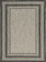 Modern/Indoor-Outdoor Grey/Silver Area Rug: Madison Providence 13167575: Grey (Power-Loomed Area Rug)