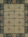 Transitional/Modern Beige/Tan Wool Area Rug: Stickley Windyhill RU-1140 (Hand-Knotted Area Rug)