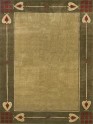 Modern/Bohemian Yellow/Gold Wool Area Rug: Stickley Highland Park RU-1170 (Hand-Knotted Area Rug)