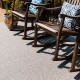 Modern/Transitional/Indoor-Outdoor Grey/Silver Area Rug: Design Organics Janis 4102800: Grey (Power-Loomed Area Rug)