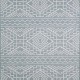 Modern/Bohemian/Indoor-Outdoor Blue/Navy Area Rug: Madison Providence 13169775: Aqua (Power-Loomed Area Rug)