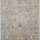 Traditional Grey/Silver Wool Area Rug: Regal Aaron 181398: Pearl Grey/Multi (Hand-Knotted Area Rug)