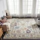Traditional Ivory/White Wool Area Rug: Regal Aaron 181998: Ivory/Multi (Hand-Knotted Area Rug)
