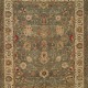Traditional Charcoal/Black Wool Area Rug: Regal Alexandra 181636: Charcoal/Beige (Hand-Knotted Area Rug)