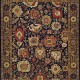 Traditional Blue/Navy Wool Area Rug: Regal Alexandra 181046: Navy/Brown (Hand-Knotted Area Rug)