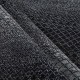 Bohemian/Transitional Charcoal/Black Wool Area Rug: Mafi Signature Amazon AMZ-524 (Hand-Knotted Area Rug)