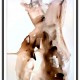 Seldens Exclusive | Heather Mclean | A Walk with my Children area rug Contemporary White/Ivory Wool Area Rug: Mafi Signature Custom Heather Mclean A Walk with my Children (Hand-Knotted Area Rug)