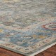 Traditional Charcoal/Black Wool Area Rug: Regal Aficionado 181182: Charcoal Grey/Antique Indigo (Hand-Knotted Area Rug)