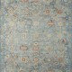 Traditional Blue/Navy Wool Area Rug: Regal Aficionado 181482: Vintage Denim/Sand (Hand-Knotted Area Rug)