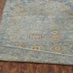 Traditional Blue/Navy Wool Area Rug: Regal Aficionado 181482: Vintage Denim/Sand (Hand-Knotted Area Rug)