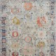 Transitional/Transitional Beige/Tan Wool Area Rug: Regal Akasha 181034: Parchment/Vintage Navy (Hand-Knotted Area Rug)