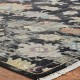 Transitional/Transitional Charcoal/Black Wool Area Rug: Regal Akasha 181624: Ebony (Hand-Knotted Area Rug)