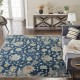 Transitional/Transitional Blue/Navy Wool Area Rug: Regal Akasha 181924: Vintage Navy (Hand-Knotted Area Rug)