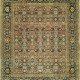 Traditional Light Blue Wool Area Rug: Silk Road Anhelina 191221 (Hand-Knotted Area Rug)