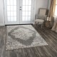 Traditional Light Grey Area Rug: Bainbridge Antony 21347: Light Grey/Ivory (Power-Loomed Area Rug)