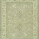 Traditional Green Wool Area Rug: Silk Road Arwen 19140 (Hand-Knotted Area Rug)