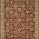 Traditional Brown Wool Area Rug: Regal Babalonian 182785: Brown/Ivory (Hand-Knotted Area Rug)