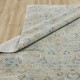 Traditional Blue/Navy Wool Area Rug: Regal Blue Mountains 182873: Pale Blue (Power-Loomed Area Rug)