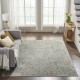 Traditional Blue/Navy Wool Area Rug: Regal Blue Mountains 182873: Pale Blue (Power-Loomed Area Rug)