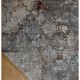 Transitional/Modern Charcoal/Black Wool Area Rug: Mafi Signature Cosmos COM-1195 (Hand-Knotted Area Rug)