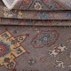 Traditional Light Brown Wool Area Rug: Silk Road Carmel 19301 (Power-Loomed Area Rug)