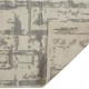 Modern/Transitional Ivory Wool Area Rug: Silk Road Cashmere 19366 (Hand-Knotted Area Rug)