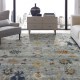 Traditional/Transitional Blue/Navy Wool Area Rug: Regal Coastal Rain 183039: Blue (Hand-Knotted Area Rug)