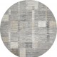 Modern Grey/Silver Area Rug: Regal Cosmic Storm 183020: Grey (Power-Loomed Area Rug)