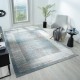 Modern/Bohemian Blue/Navy Area Rug: Regal Cosmic Storm 183330: Denim/Greys (Power-Loomed Area Rug)