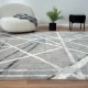 Modern Grey/Silver Area Rug: Regal Cosmic Storm 183530: Greys (Power-Loomed Area Rug)