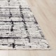 Modern Black Wool Area Rug: Bainbridge Cutler 23711: Black/Ivory (Power-Loomed Area Rug)