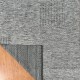 Transitional/Bohemian Charcoal/Black Wool Area Rug: Mafi Signature Harmony DJ-1307 (Hand-Knotted Area Rug)