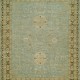 Traditional Blue/Navy Wool Area Rug: Regal Destiny Luster 184401: Mineral Blue/Bark (Hand-Knotted Area Rug)