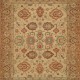 Traditional Beige/Tan Wool Area Rug: Regal Eclipse 185635: Tan/Rust (Hand-Knotted Area Rug)