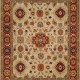 Traditional Beige/Tan Wool Area Rug: Regal Eclipse 185735: Beige (Hand-Knotted Area Rug)