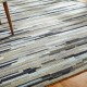 Transitional/Modern Grey/Silver Wool Area Rug: Regal Ellipse 185958: Grey (Hand-Knotted Area Rug)
