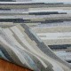 Transitional/Modern Grey/Silver Wool Area Rug: Regal Ellipse 185958: Grey (Hand-Knotted Area Rug)