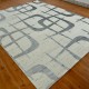 Modern Beige/Tan Wool Area Rug: Mafi Signature Emilia EM-101 (Hand-Knotted Area Rug)