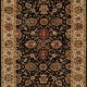 Traditional Charcoal/Black Wool Area Rug: Regal Emporium 185382: Black/Ivory (Hand-Tufted Area Rug)