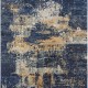 Transitional/Modern Blue/Navy Wool Area Rug: Regal Equestrian 185385: Blue (Hand-Knotted Area Rug)