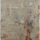 Transitional/Modern Beige/Tan Wool Area Rug: Regal Erasure 185073: Beige/Rust (Hand-Knotted Area Rug)