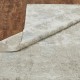 Transitional/Modern Grey/Silver Wool Area Rug: Regal Erasure 185673: Pearl Grey/Soft Blues (Hand-Knotted Area Rug)