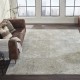 Transitional/Modern Grey/Silver Wool Area Rug: Regal Erasure 185673: Pearl Grey/Soft Blues (Hand-Knotted Area Rug)