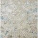 Transitional/Modern Grey/Silver Wool Area Rug: Regal Erasure 185673: Pearl Grey/Soft Blues (Hand-Knotted Area Rug)