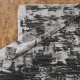 Transitional/Modern Charcoal/Black Wool Area Rug: Regal Erasure 185773: Charcoal (Hand-Knotted Area Rug)
