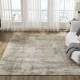 Transitional/Modern Beige/Tan Wool Area Rug: Regal Estelle 185955: Beige/Marble (Handmade Area Rug)
